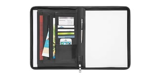 Wedo 58 64301 Organizer, Leather, Black