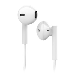 SBS Studio Mix 105 Kopfhörer-Set, kabelgebunden, In-Ear, Telefonate/Musik, Weiß