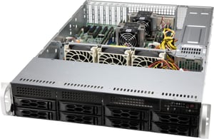 Supermicro CSE-LA25TQC-R609LP zabezpieczenia & uchwyty komputerów Rack Czarny 600 W