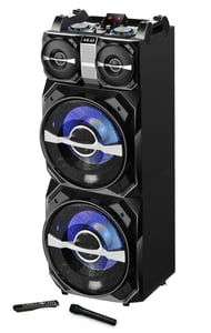 Akai DJ-T5 tragbarer Lautsprecher / Party-Lautsprecher Schwarz 300 W