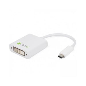 Techly IADAP USB31-DVI externe USB-Grafikkarte, weiß