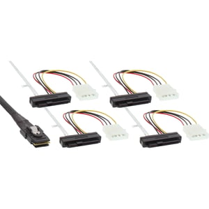 InLine 27621 kabel SAS 0,75 m Wielobarwny