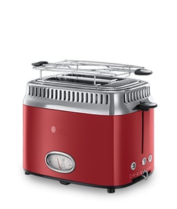 Russell Hobbs Retro Ribbon 6, 2 Tassen, 1300 W, rot