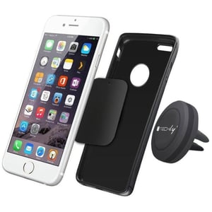 Techly I-SMART-UNITY Halterung Passive Halterung Mobiltelefon/Smartphone, Tablet/UMPC Schwarz