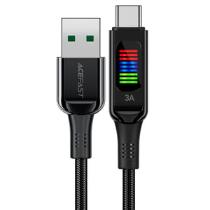 ACEFAST C7-04 kabel USB 1,2 m USB A USB C 100 W Czarny