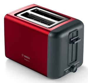 Bosch TAT3P424DE toster 2 kaw. 970 W Czarny, Czerwony