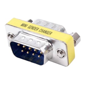 Valueline GCM-9M9M Adapter for 9-pin D-Sub (M) Cables, Silver