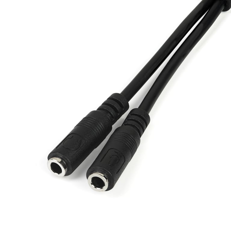 StarTech.com MUYHSMFF rozgałęźnik audio Czarny