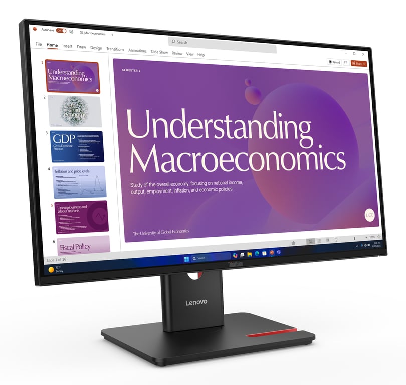 фото Монитор Lenovo ThinkVision T24D-40