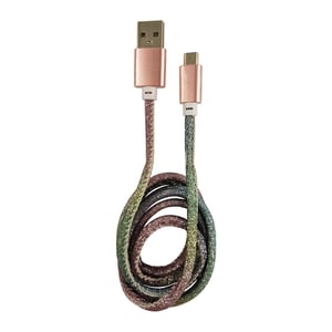 LC-Power LC-C-USB-MICRO-1M-4 kabel USB USB A Micro-USB B Wielobarwny