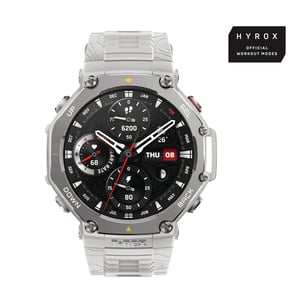 Amazfit T-Rex 3 3.81 cm (1.5") AMOLED Digital 480 x 480 px Touchscreen Stainless Steel GPS