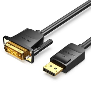Vention HAFBF kabeladapter 2 m DisplayPort DVI Svart