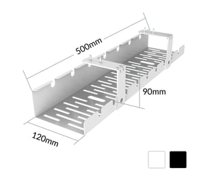 Activejet Organizer kabli do biurka CMP502 biały