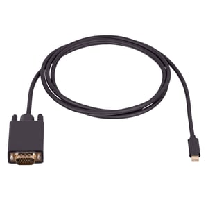 Akyga AK-AV-17 1.5 m VGA (D-Sub) to USB Type-C Cable Adapter, Black
