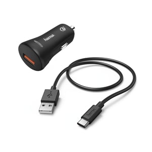 Hama 00183231 laddare för mobila enheter Smartphone Svart Cigarettändare Snabbladdning Automatisk