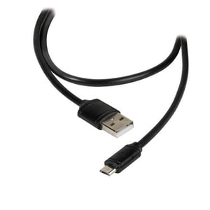 Vivanco DCVVMCUSB12BK 1.2 m USB Cable (USB A to Micro-USB B), Black