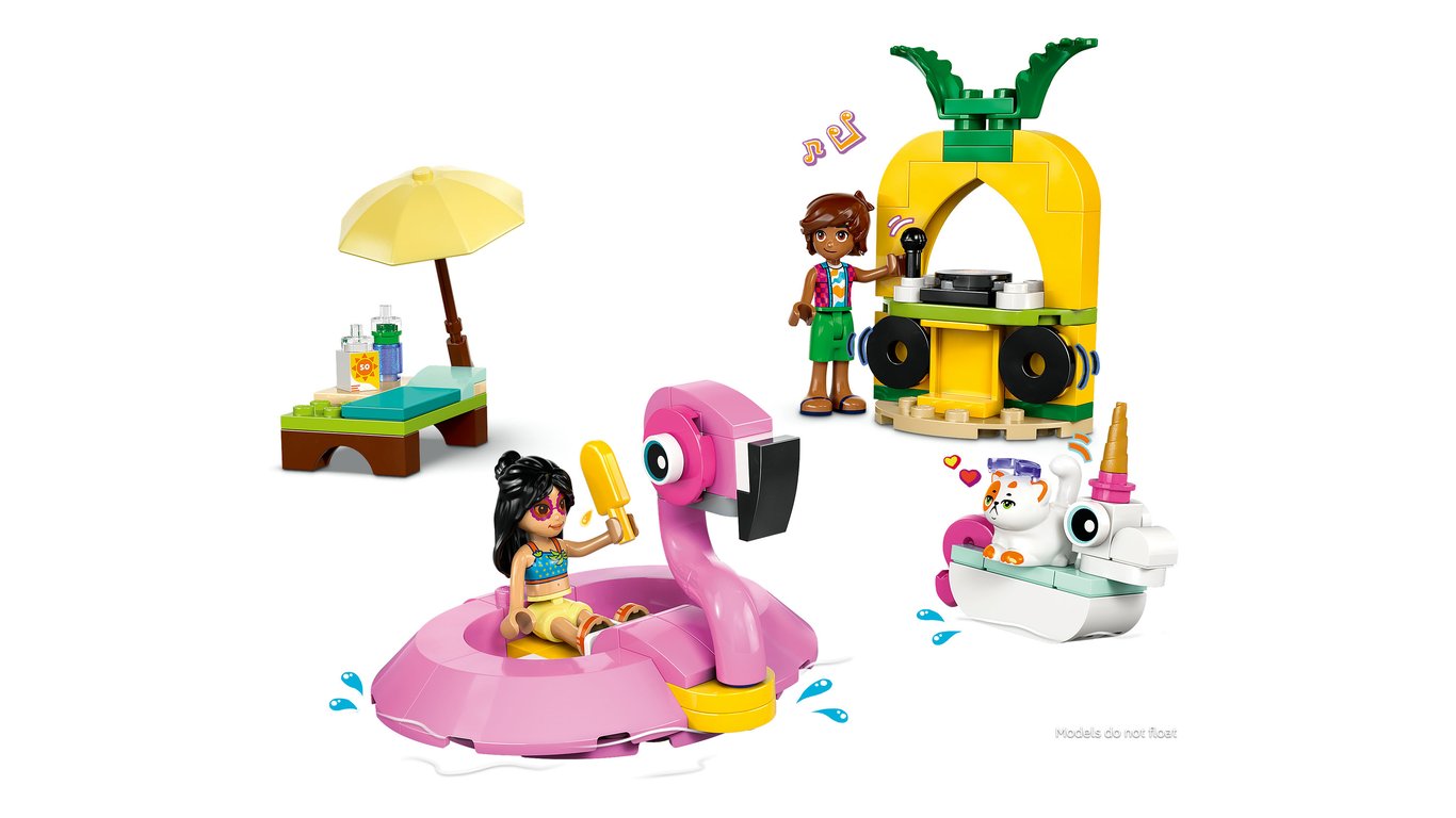 LEGO Friends Impreza na basenie z jednorożcem i flamingiem