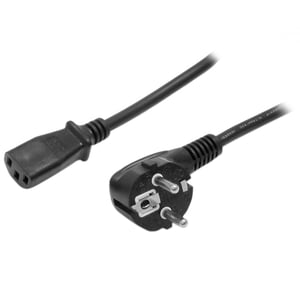 StarTech PXT101EUR Power Cable, Black, 1.8 m, CEE7/7 to C13, Panel
