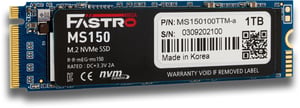 FASTRO MS150-100TTS urządzenie SSD 1 TB M.2 PCI Express 3.0 NVMe 3D TLC NAND