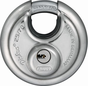 ABUS 25/70 kd. Kłódka w kształcie dysku 1 szt.
