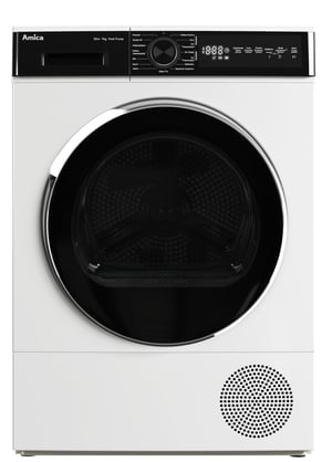 Amica AD3S72LHB (E) suszarki do prania Wolnostojący Od przodu 7 kg Czarny, Biały
