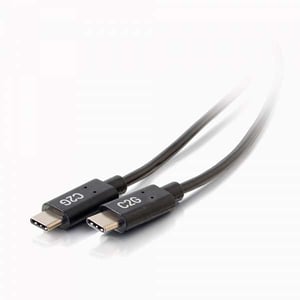 C2G 88826 USB 2.0 Cable, 1.8 m, USB-C, Black
