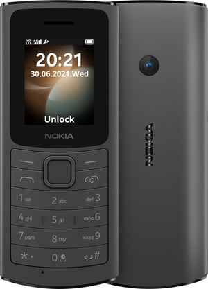 Nokia 110 4G 4,57 cm (1.8") 84,4 g Czarny
