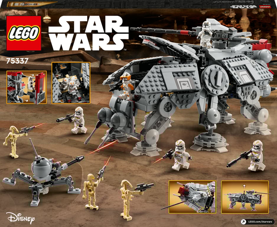 фото Блоковий конструктор LEGO Star Wars Крокохід AT-TE (75337)