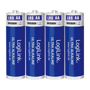 LogiLink LR6B4 Batterie für den Hausgebrauch Einweg-AA-Alkalibatterie