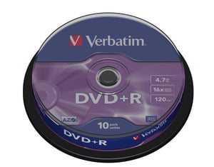 Platinet VD1610+ 4.7 GB DVD+R discs, 10-pack