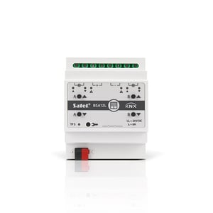 Satel KNX-BSA12L Smart Home - Controller DIN-rail mounting 8-channel shutter/blinds actuator.