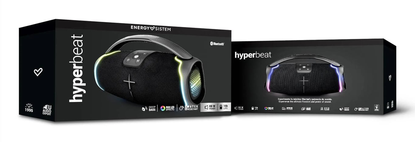 Energy Sistem HyperBeat Czarny 80 W