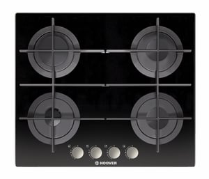 Hoover H-HOB 300 GAS HGV64SMTCG B Schwarz Einbau 59 cm Gas 4 Zonen
