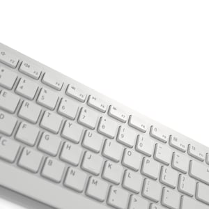 DELL Klawiatura i mysz Pro — KM5221W - rosyjska (QWERTY) - biała