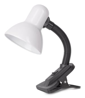Avide ABDL-CLIP-W-60W bordslampa E27 Vit
