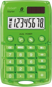 Rebell Starlet GR Pocket Calculator Basic Calculator Green
