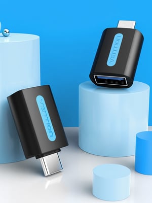 Vention CDUB0 przejściówka do kabli USB C USB A Czarny