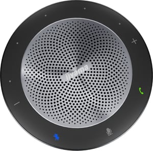 iiyama UC SPK01L Conference Bluetooth Speaker, Black, Gray, 4.2+EDR