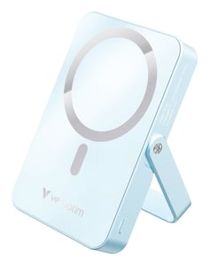 Verbatim Charge 'n' Go Magnetic Wireless Lithium-Polymer (LiPo) 10,000 mAh Wireless Charging Blue