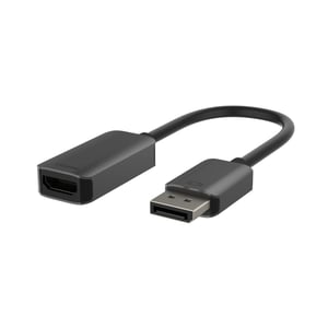 Belkin AVC011btSGY-BL 0.22 m DisplayPort to HDMI Cable, Black