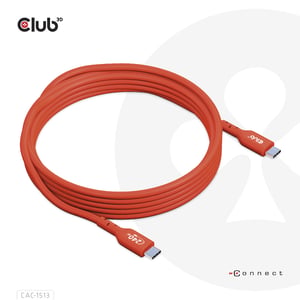 CLUB3D CAC-1513 USB-Kabel USB 2.0 3 m USB-C Orange