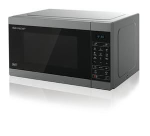 Sharp Home Appliances YC-MG51E-S kuchenka mikrofalowa Metaliczny Kuchenka mikrofalowa kombinowana Poza zakresem 25 l 900 W