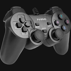 Marvo GT-006 kontroler gier Czarny USB Gamepad Analogowy PC
