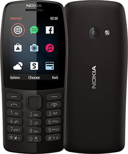 Nokia 210 6,1 cm (2,4") Svart Funktionstelefon
