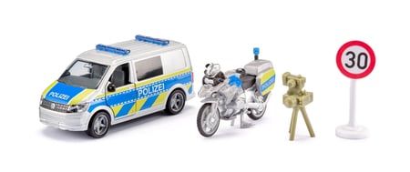 Siku VW T6 with motorbike police