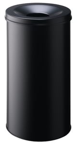 Durable 3307-01 60 l Round Black Steel
