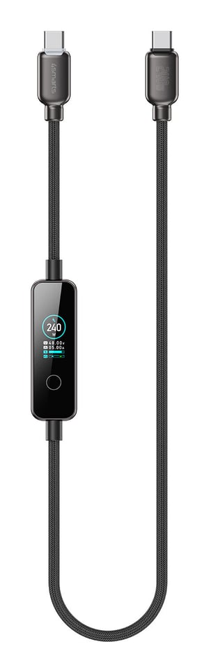 4smarts 543240 kabel USB USB 2.0 1,2 m USB C 0,48 Gbit/s 240 W Czarny
