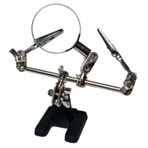LogiLink WZ0034 Magnifying Glass, Black, Stainless Steel