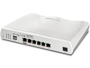 DrayTek Vigor2865ax Gigabit-Ethernet-Dualband-WLAN-Router (2,4 GHz/5 GHz) Weiß