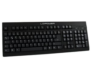 LC-Power LC-KEY-BK902 klawiatura Uniwersalne USB QWERTZ Niemiecki Czarny
